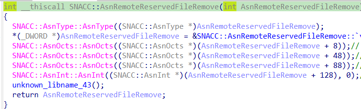 Decompiled asnRemoteReservedFileRemove Function